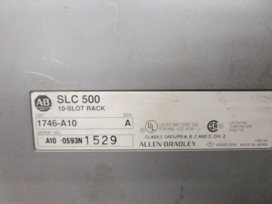 ALLEN BRADLEY 1746-A10 SER. A UNMP