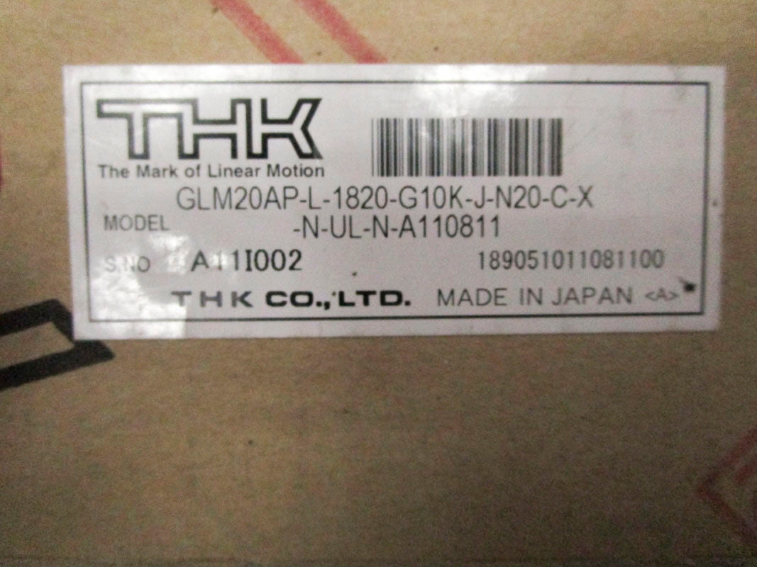 THK GLM20AP-L-1820-G10K-J-N20-C-X-N-UL-N-A110811 NSMP