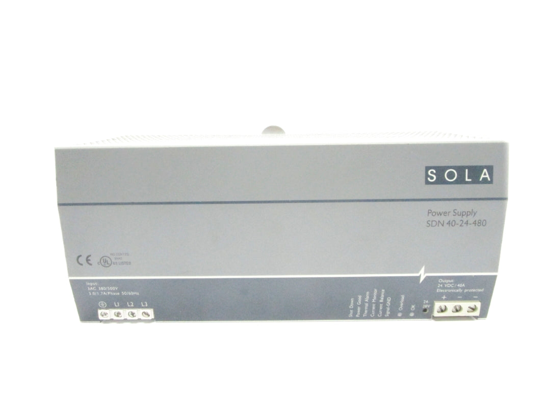 SOLA SDN40-24-480 500V 1.7A UNMP