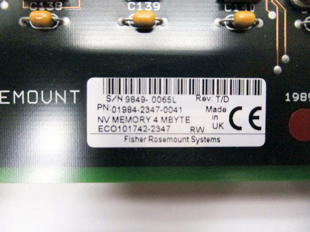 FISHER ROSEMOUNT SYSTEMS 01984-2347-0041 NSNP