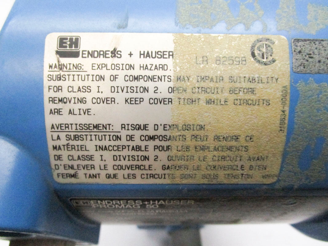ENDRESS+HAUSER 50P25-EL2A1RA0B4AA 260VAC UNMP