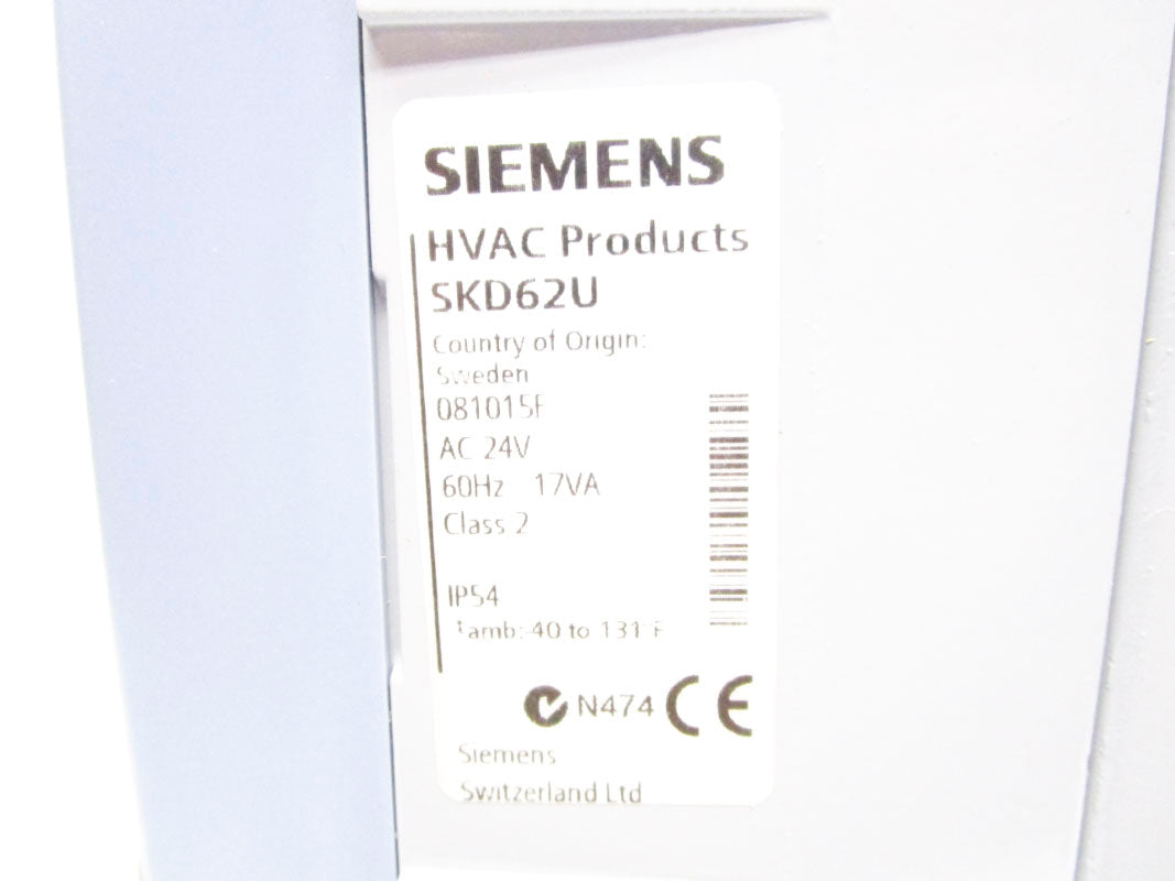 SIEMENS SKD62U 599-03080 24VAC NSNP