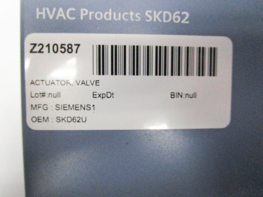 SIEMENS SKD62U 599-03080 24VAC NSNP