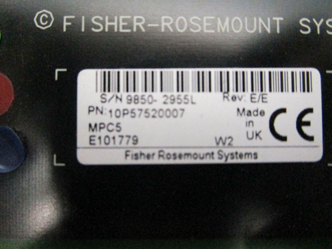 FISHER ROSEMOUNT SYSTEMS 10P57520007 UNMP
