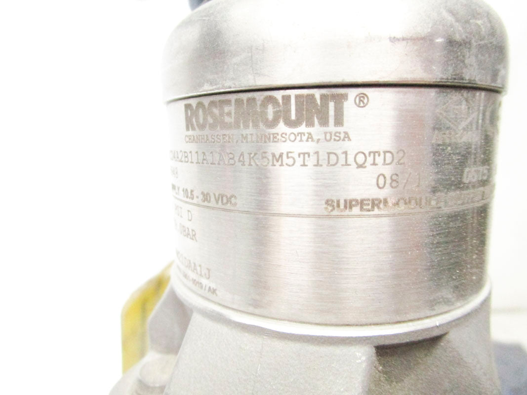 ROSEMOUNT 3051S1CD4A2B11A1AB4K5M5T1D1QTD2 200PSI 30VDC UNMP