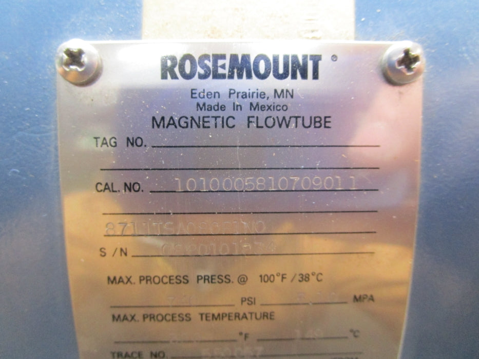 ROSEMOUNT 8711TSA080R1N0 740PSI UNMP