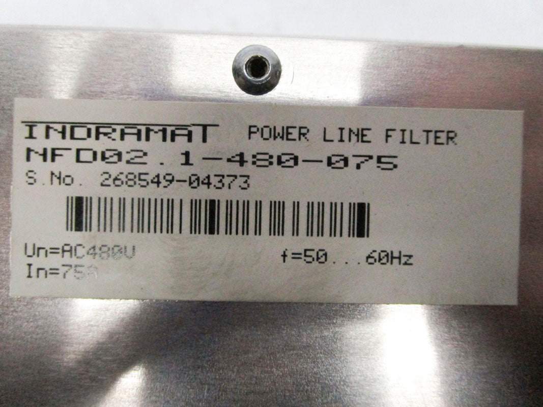 INDRAMAT NFD02.1-480-075 480VAC 75A NSMP