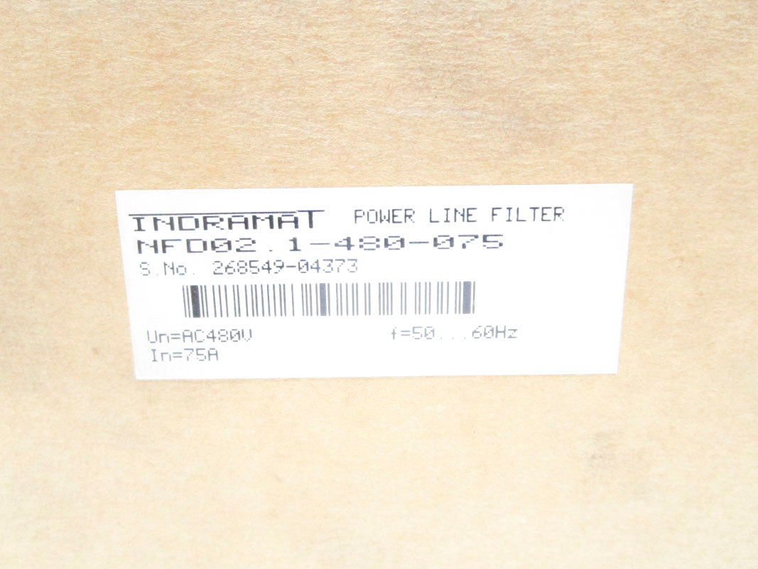 INDRAMAT NFD02.1-480-075 480VAC 75A NSMP