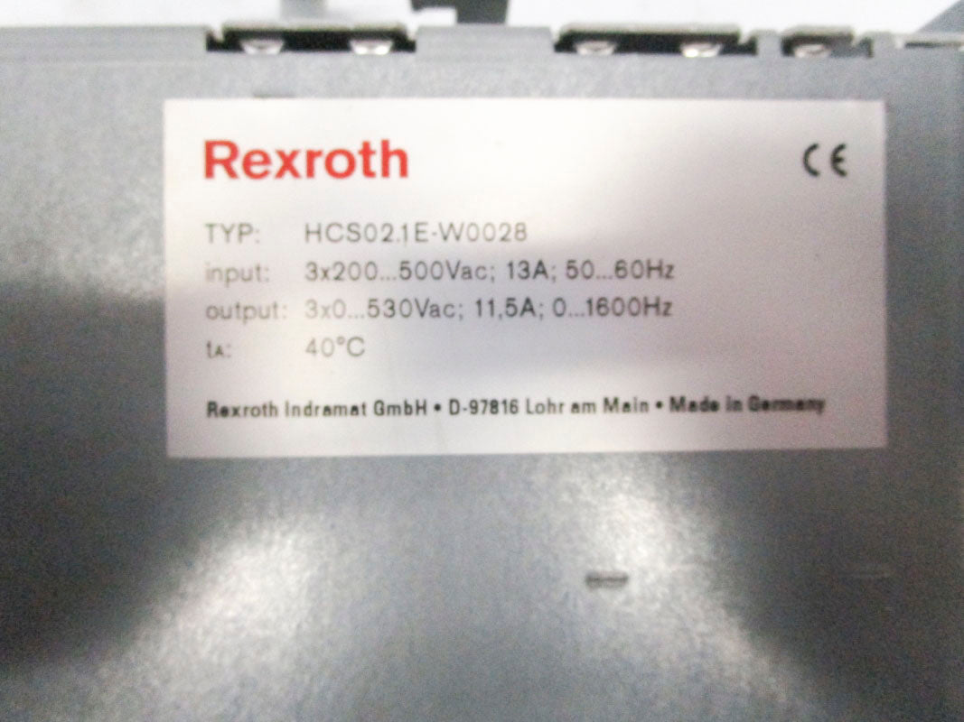REXROTH HCS02.1E-W0028-A-03-NNNN R911298374 500VAC 13A NSNP
