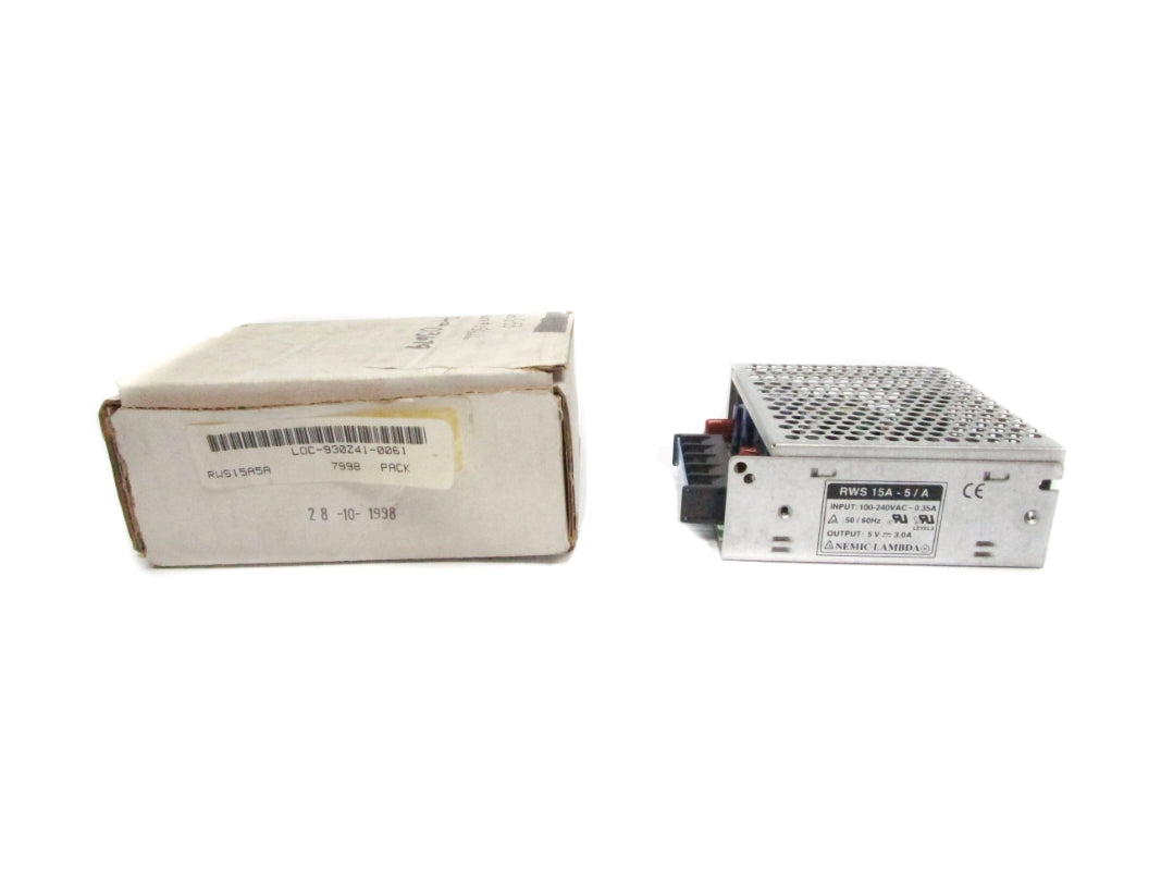 NEMIC LAMBDA RWS15A-5/A 240V .35A NSMP