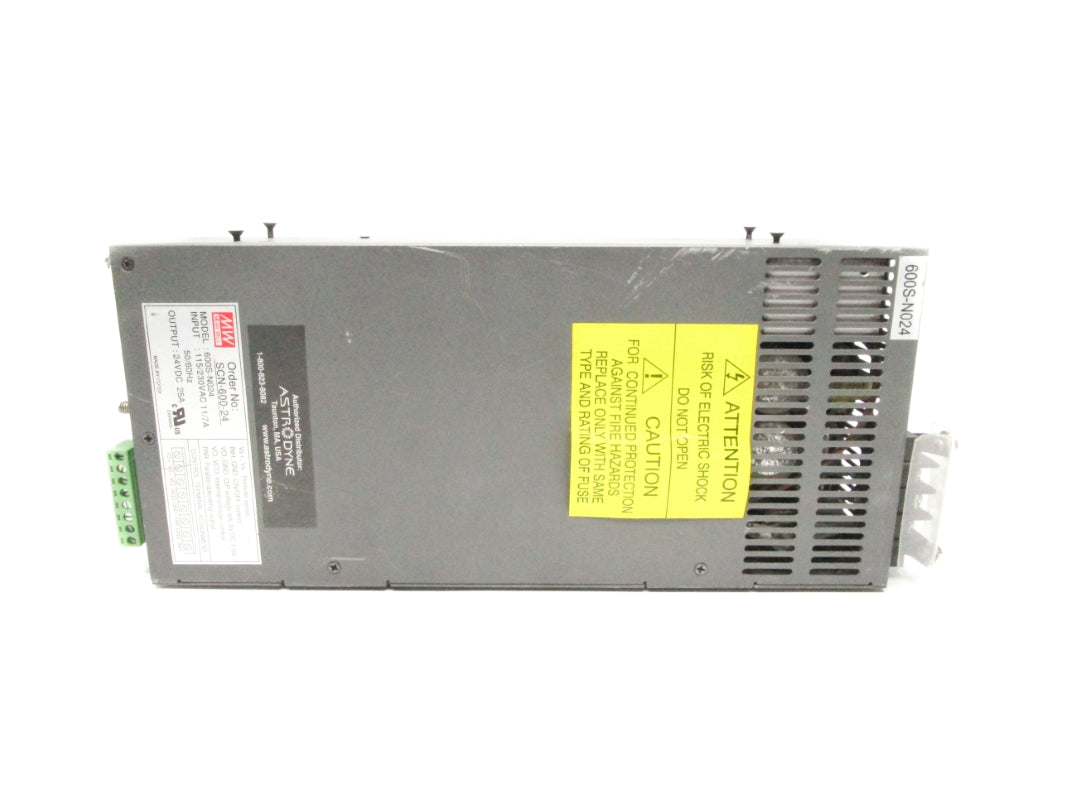 MEAN WELL SCN-600-24 600S-N024 230VAC 7A UNMP