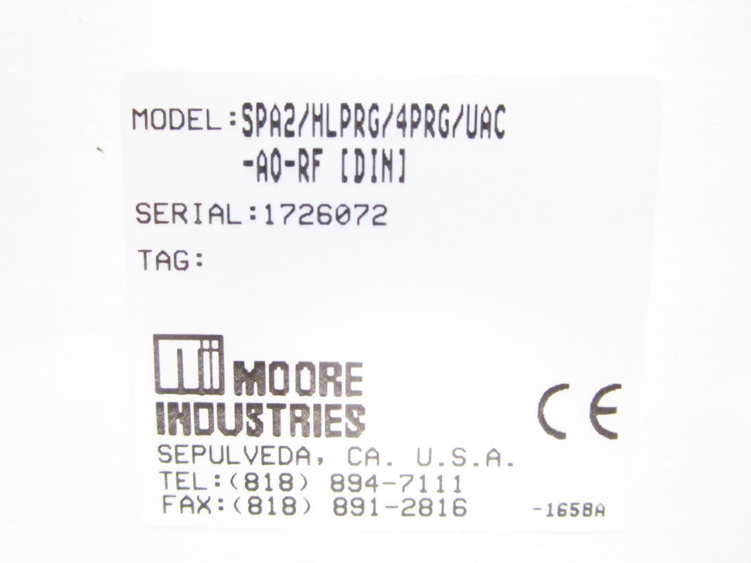 MOORE INDUSTRIES PA2/HLPRG/4PRG/UAC-A0-RF[DIN] NSNP