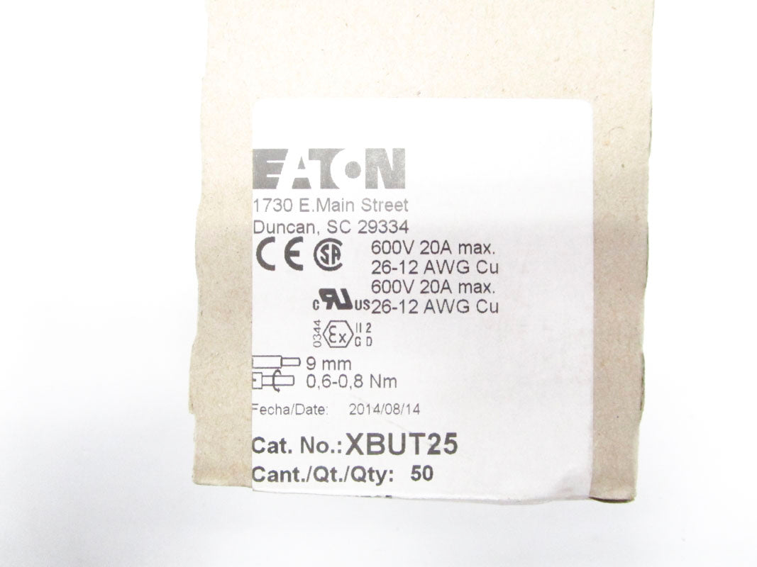 EATON XBUT25 600V 20A (PKG OF 50) NSFS