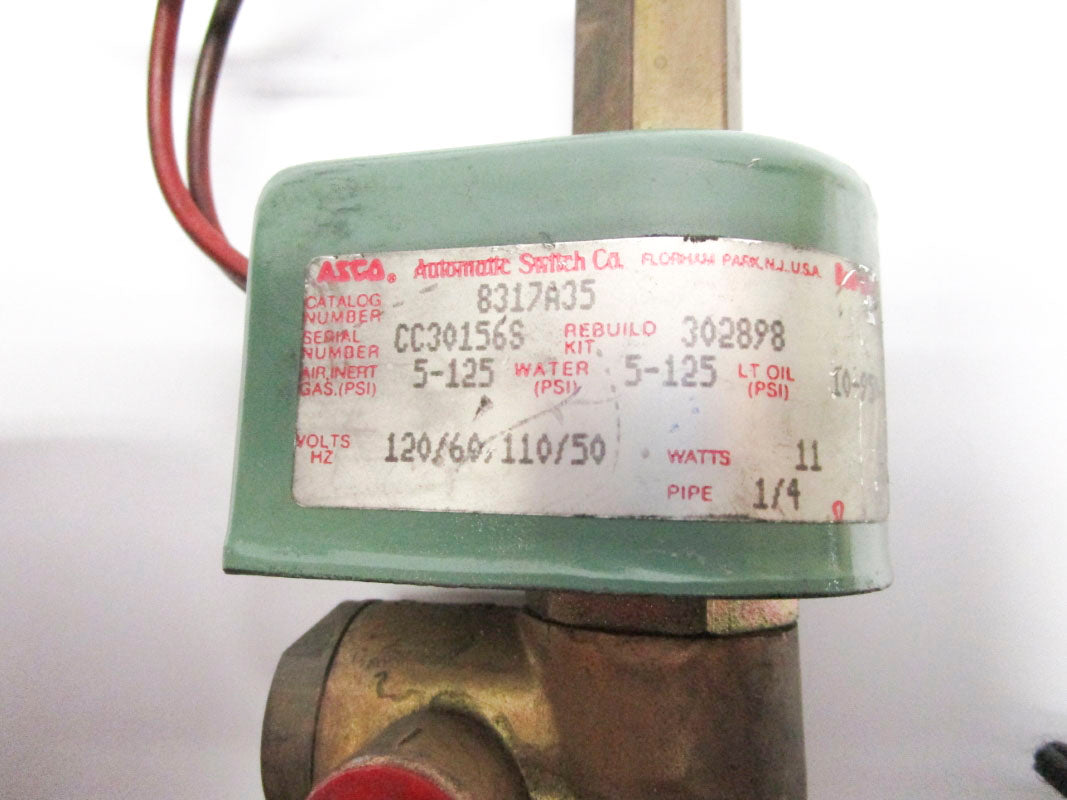 ASCO 8317A35 110/120V 5-125PSI UNMP