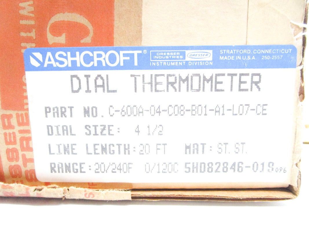 ASHCROFT C-600A-04-C08-B01-A1-L07-CE NSMP