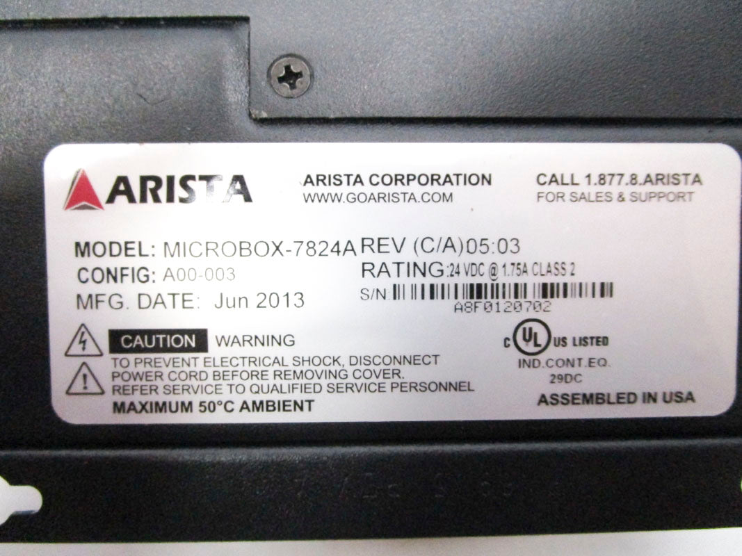 ARISTAT MICROBOX-7824A 24VDC 1.75A NSMP