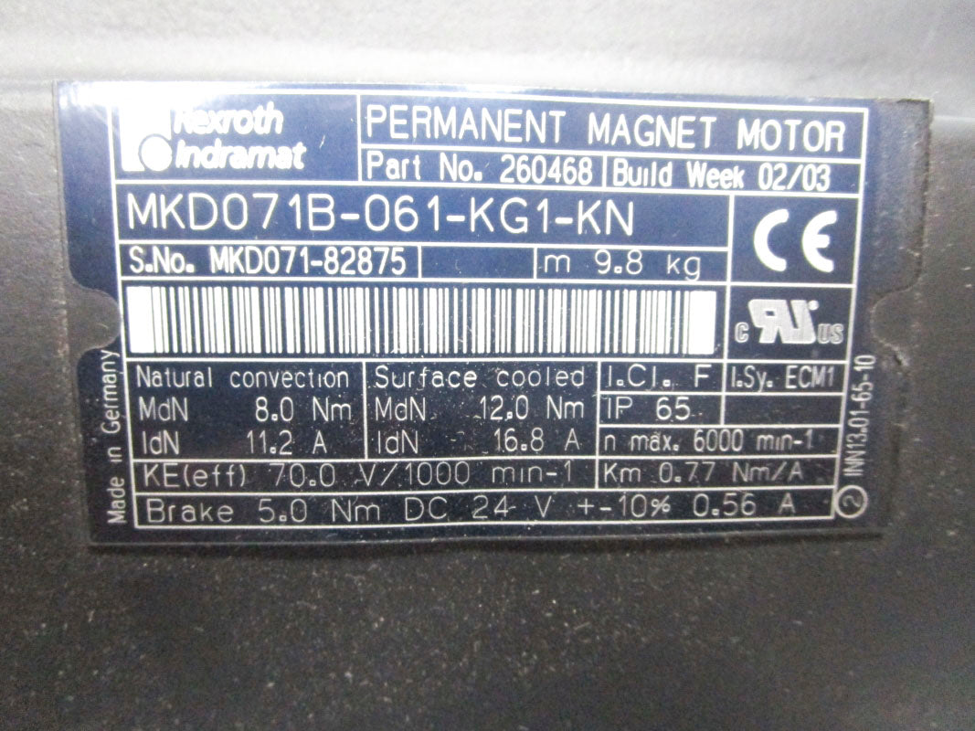 REXROTH-INDRAMAT MKD071B-061-KG1-KN NSNP