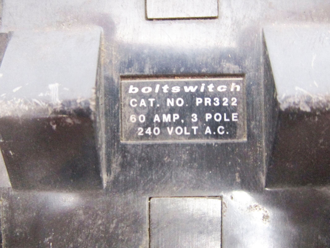 BOLTSWITCH PR322 240VAC 60A UNMP