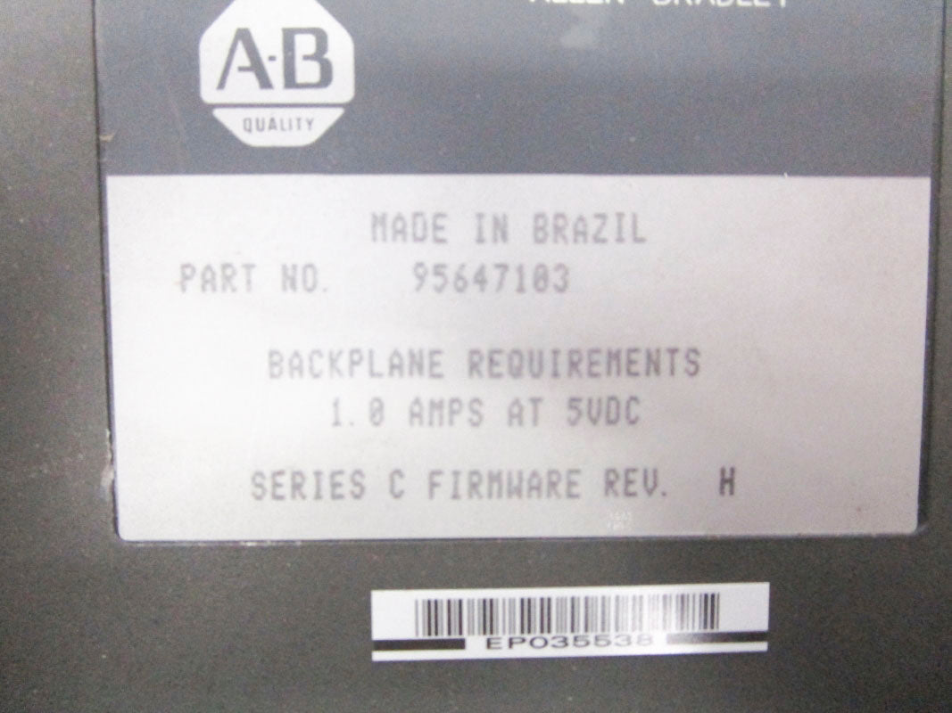 ALLEN BRADLEY 1785-BCM 5VDC 1A SER. C F/W H NSNP