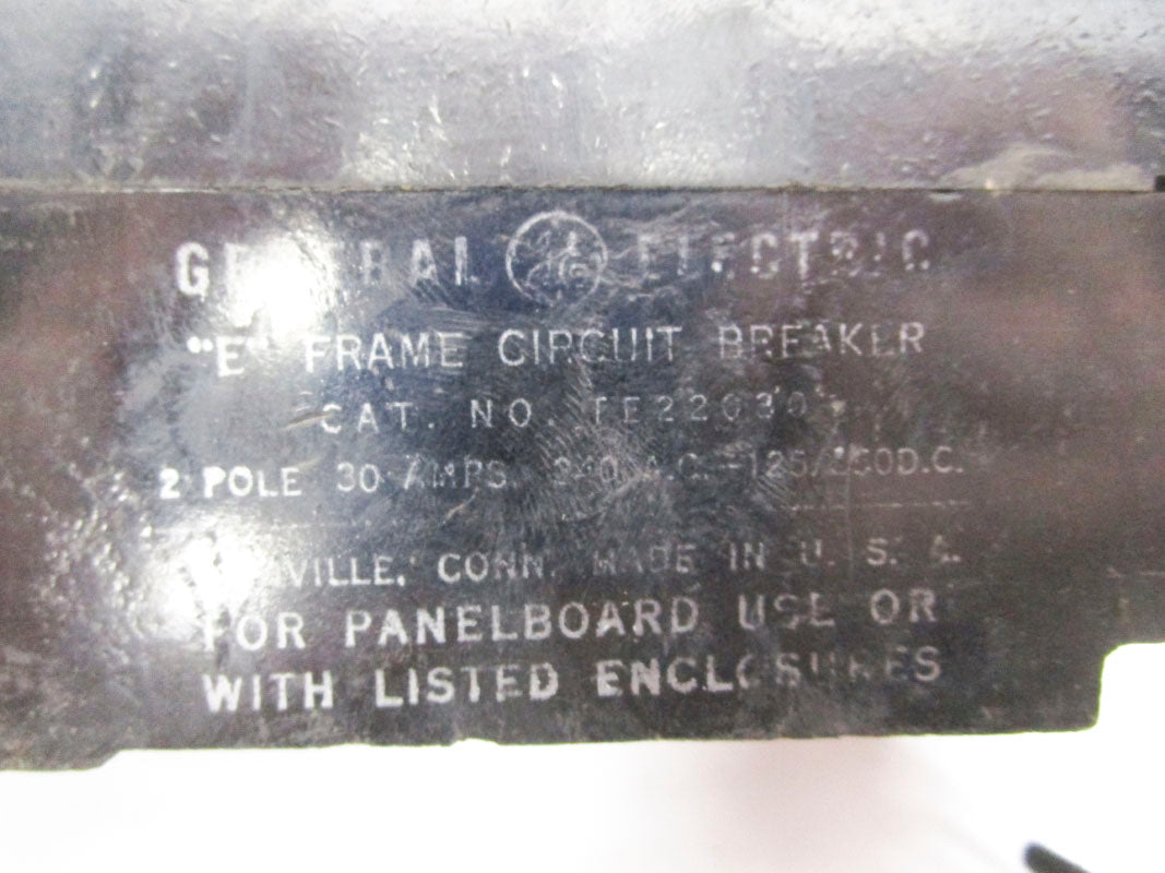 GENERAL ELECTRIC TE22030 240VAC 30A UNMP