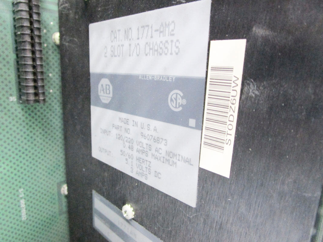 ALLEN BRADLEY 1771-AM2 120/220VAC .48A SER. A UNMP