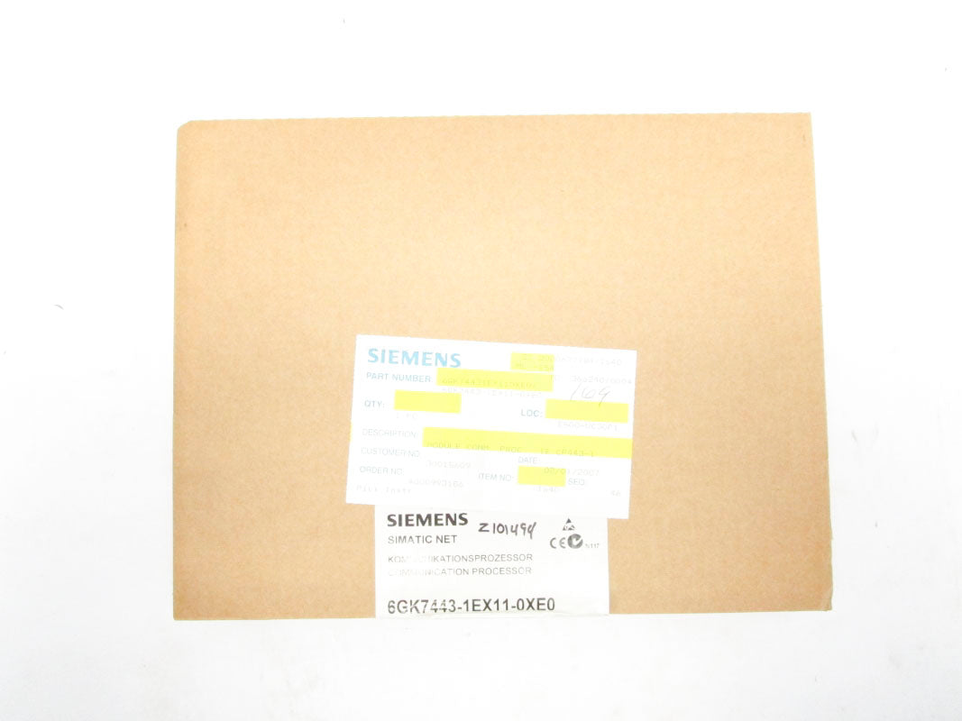 SIEMENS 6GK7443-1EX11-0XE0 F/W V2.6 NSFS