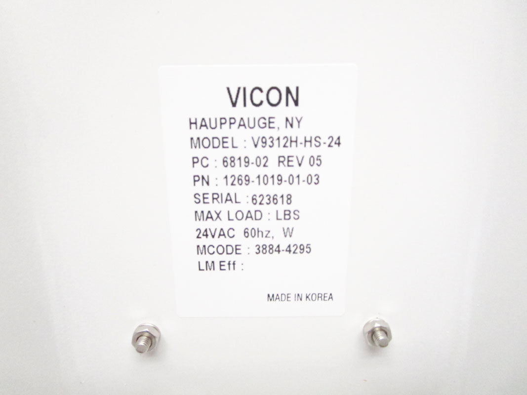 VICON V9312H-HS-24 24VAC NSMP