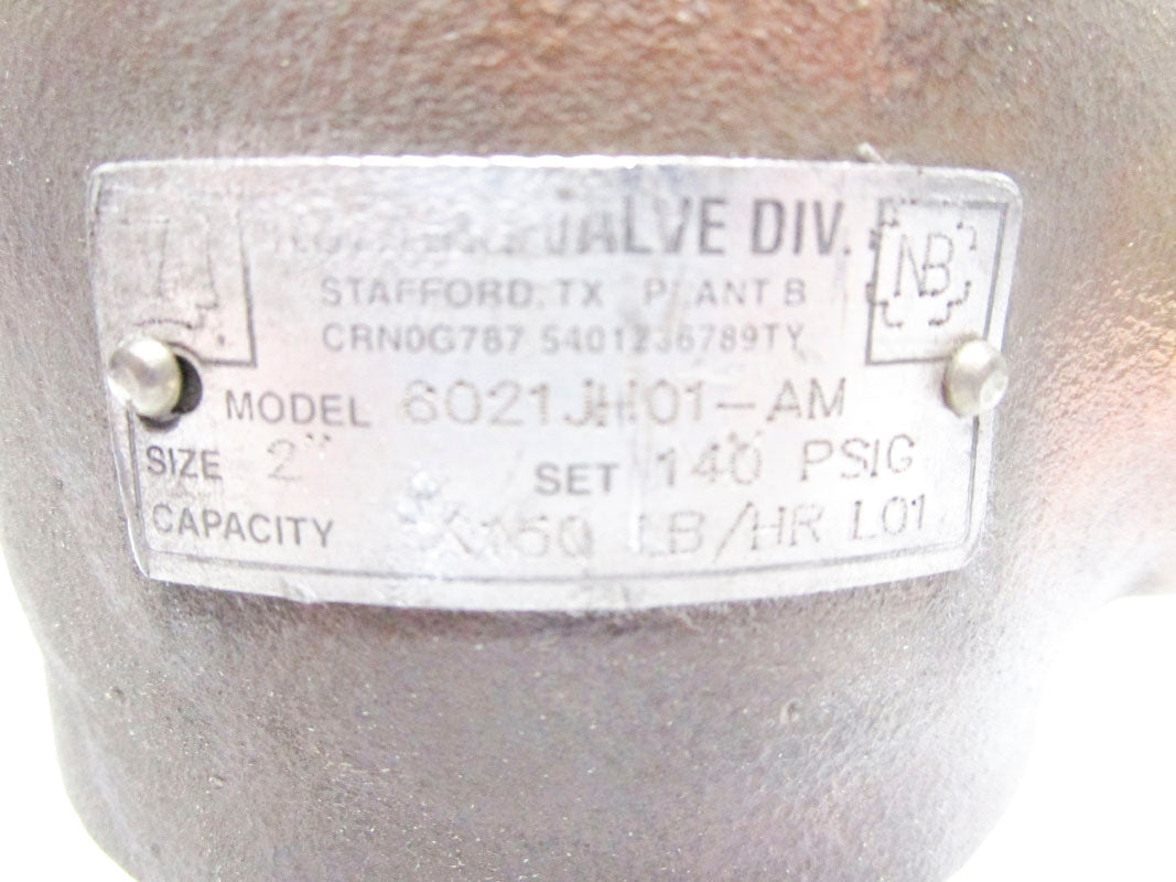 KUNKLE VALVE 6021JH01-AM 140PSI 2" UNMP