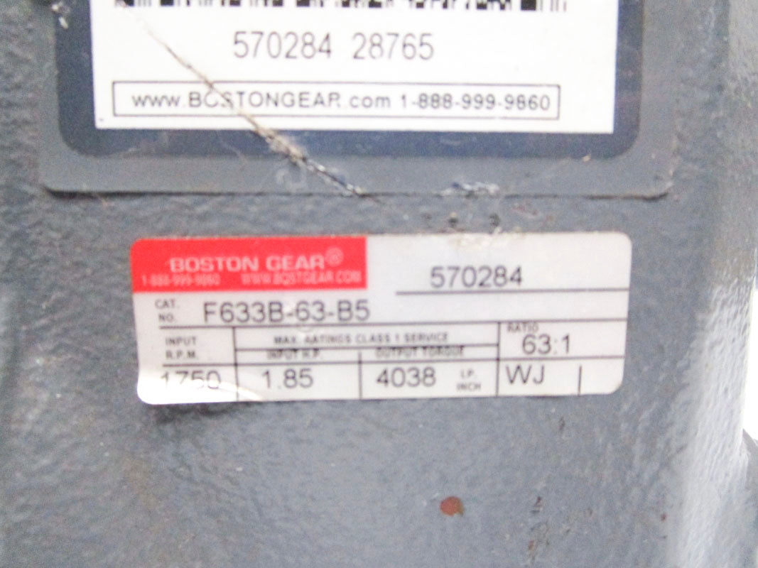 BOSTON GEAR F633B-63-B5 NSNP
