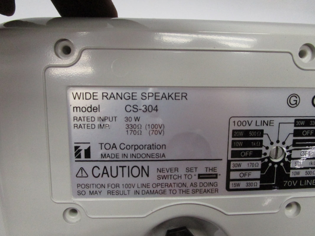 TOA CS-304 100V NSMP
