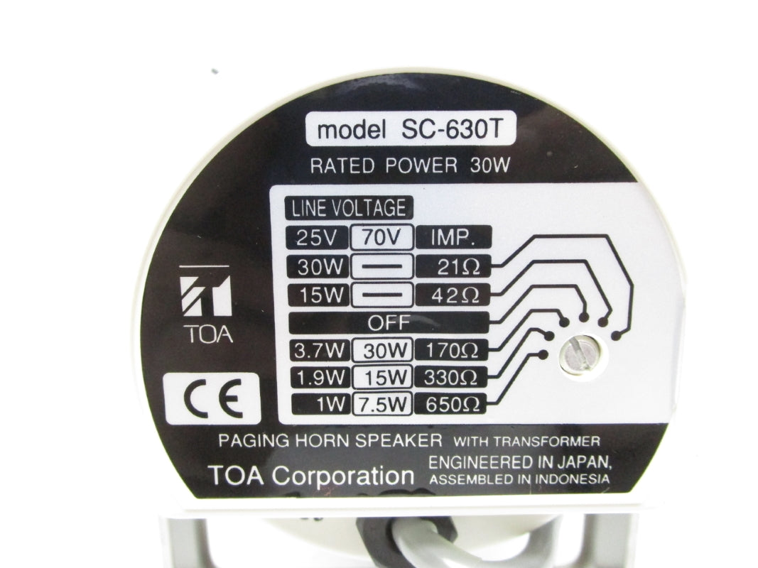 TOA SC-630T 70V NSMP