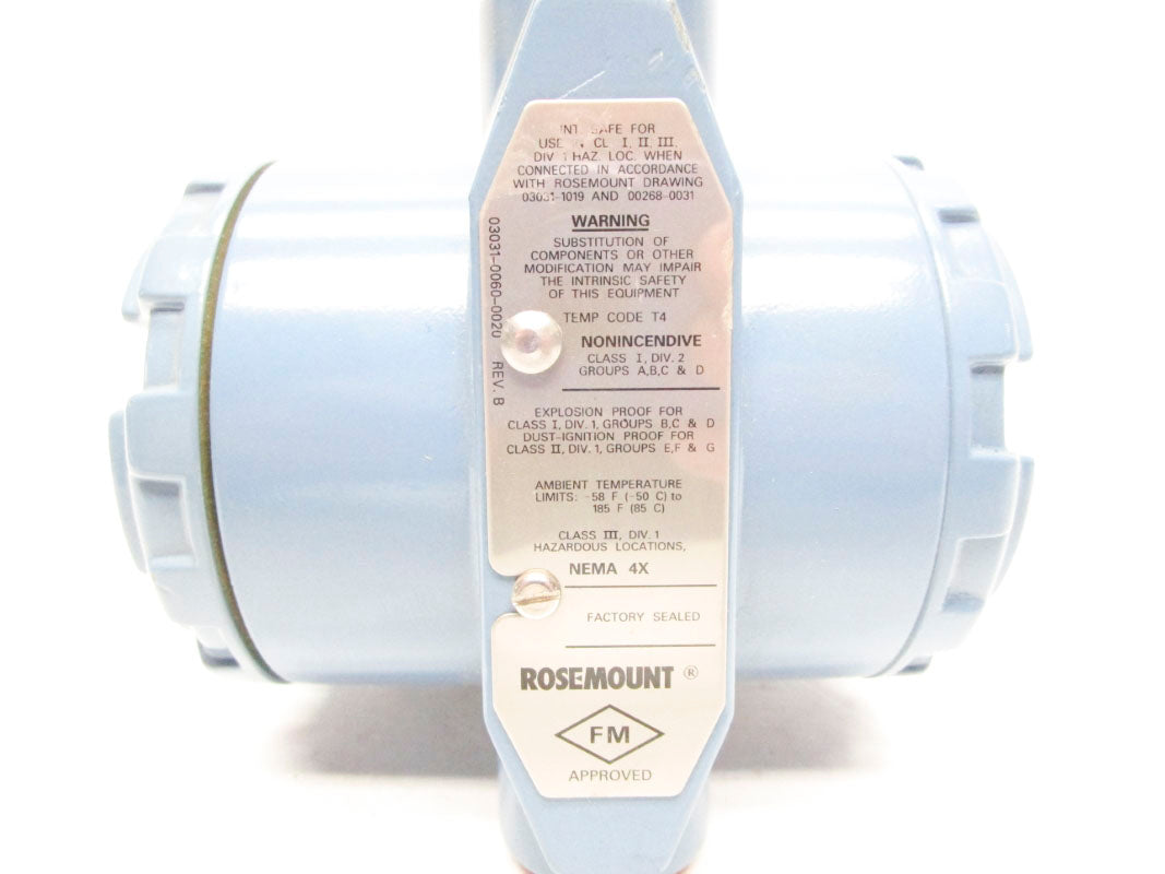ROSEMOUNT 3051CD1A22A1AB5K5 10.5-55VDC, 2000PSI NSNP