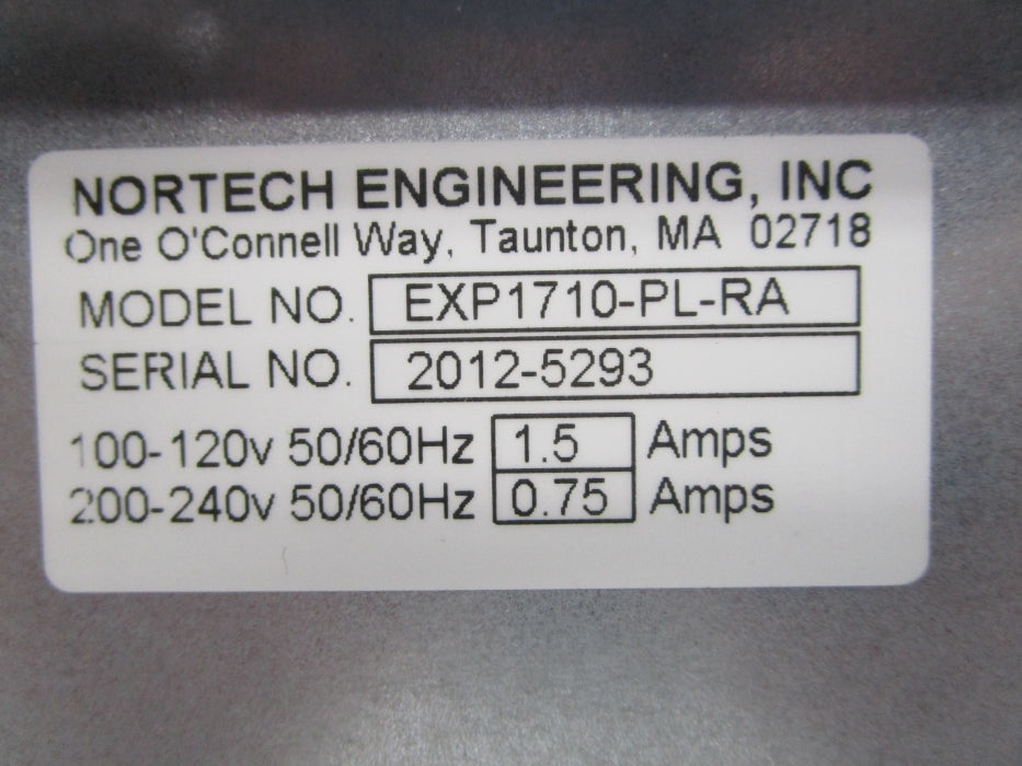 NORTECH ENGINEERING EXP1710-PL-RA NSMP