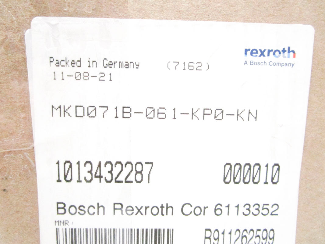 REXROTH MKD071B-061-KP0-KN R911262599 NSMP