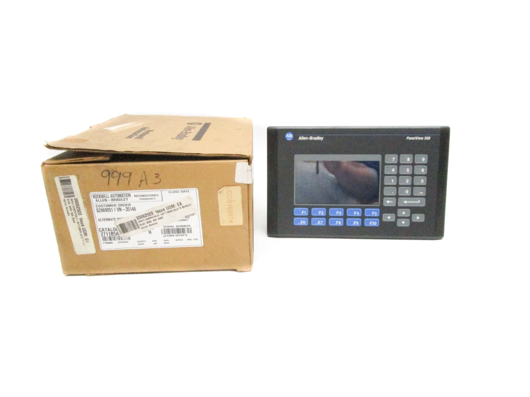 ALLEN BRADLEY 2711-B5A5X SER. H F/W 4.41 100-240VAC 0.25-015A REMAN