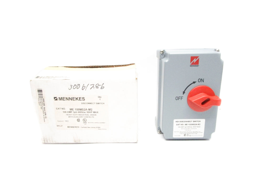 MENNEKES ME100MS2A-M2 600VAC 100A NSMP