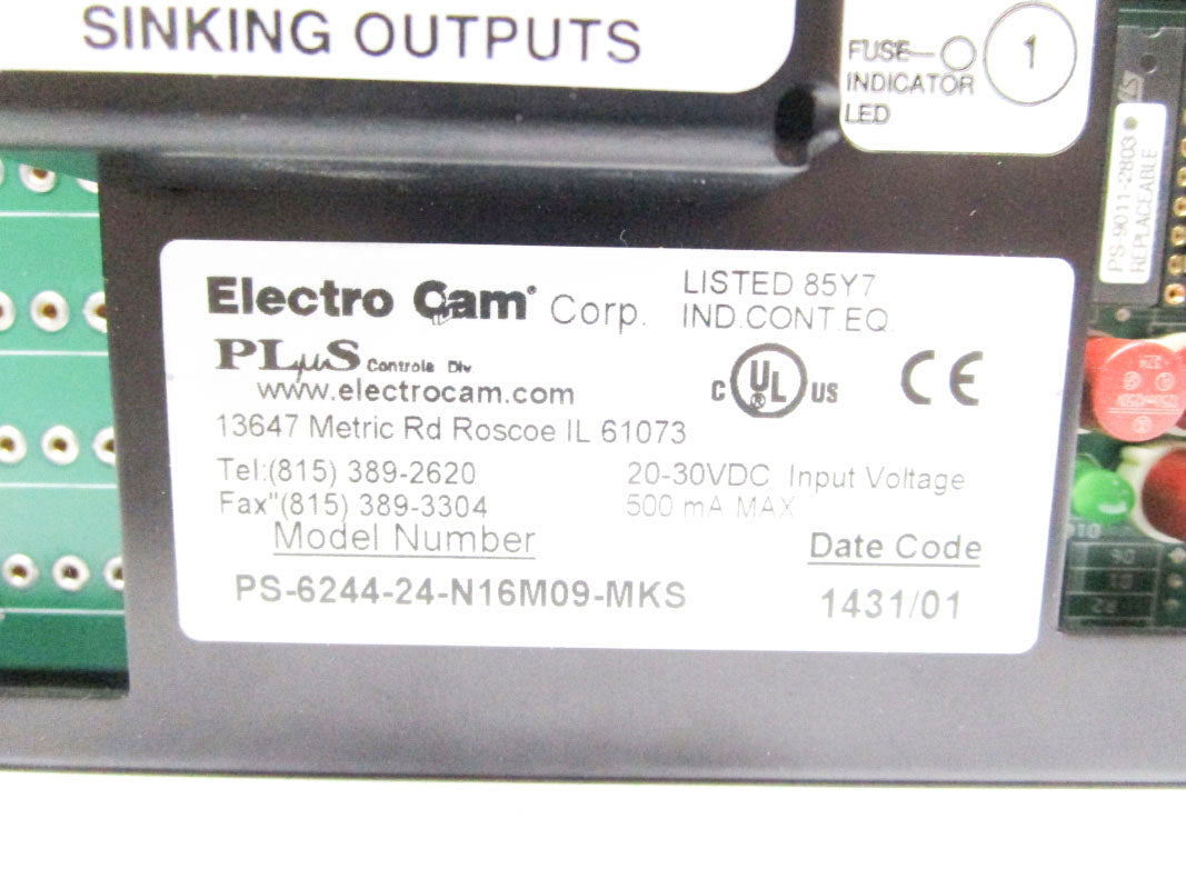 ELECTRO CAM PS-6244-24-N16M09-MKS 20-30VDC NSMP