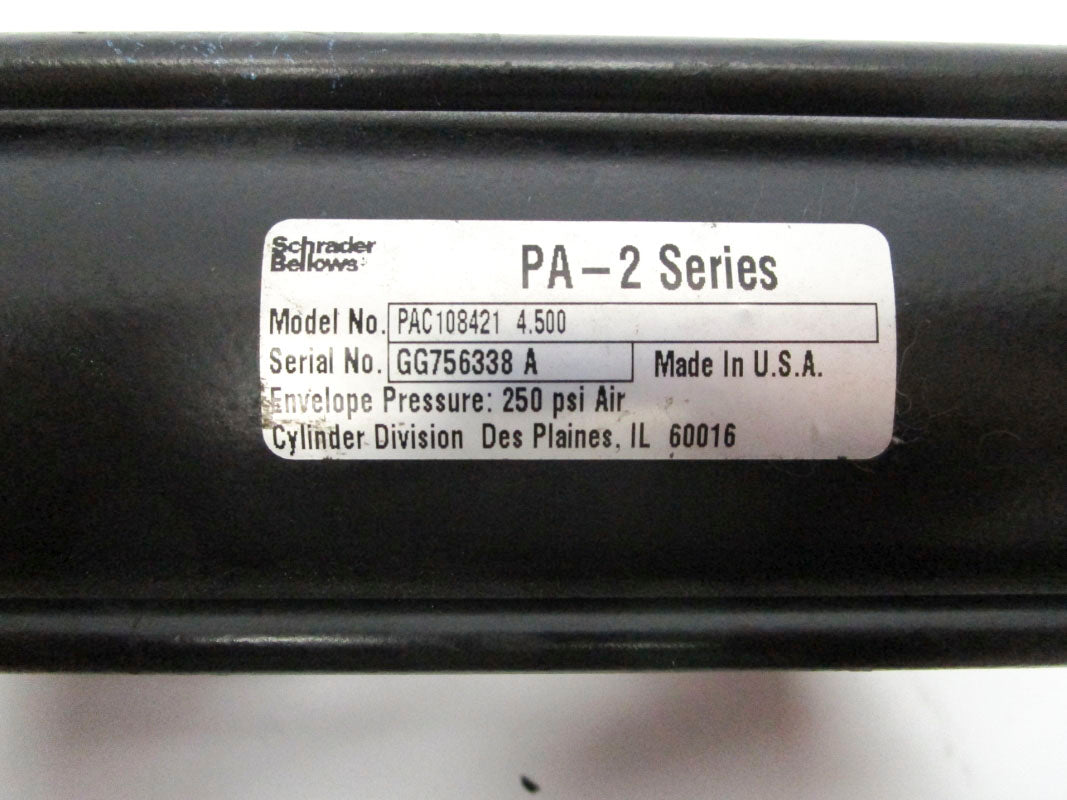 SCHRADER BELLOWS PAC1084214.500 250PSI NSNP