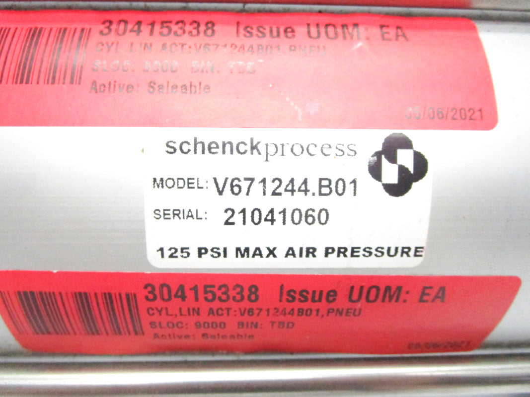 SCHENCK PROCESS V671244.B01 125PSI NSNP
