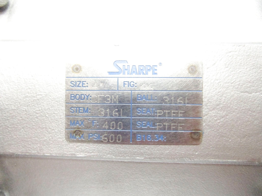 SHARPE 66CF3M 4" 600PSI NSNP
