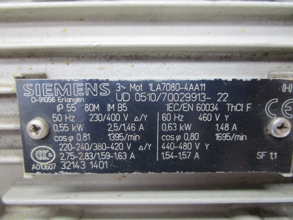 SIEMENS 1LA7080-4AA11 UNMP