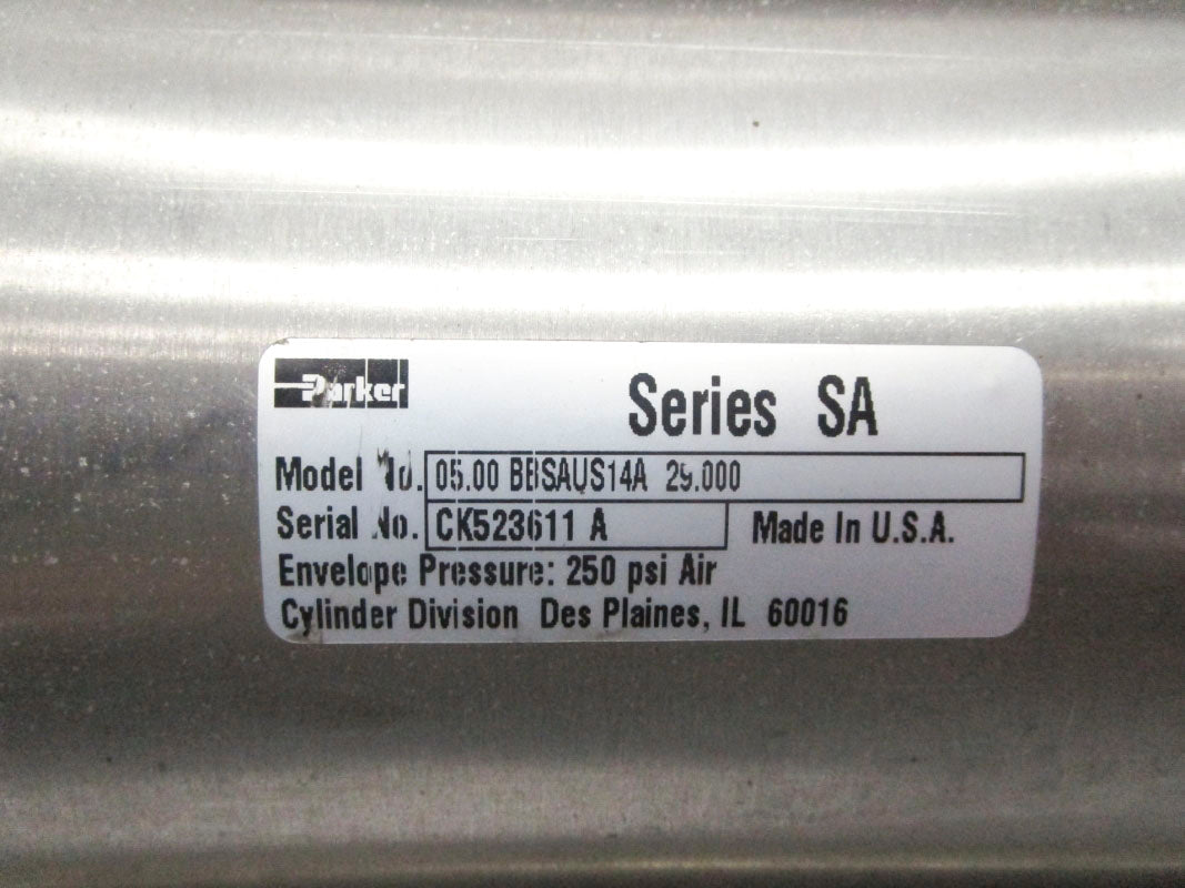 PARKER 05.00BBSAUS14A29.000 250PSI UNMP