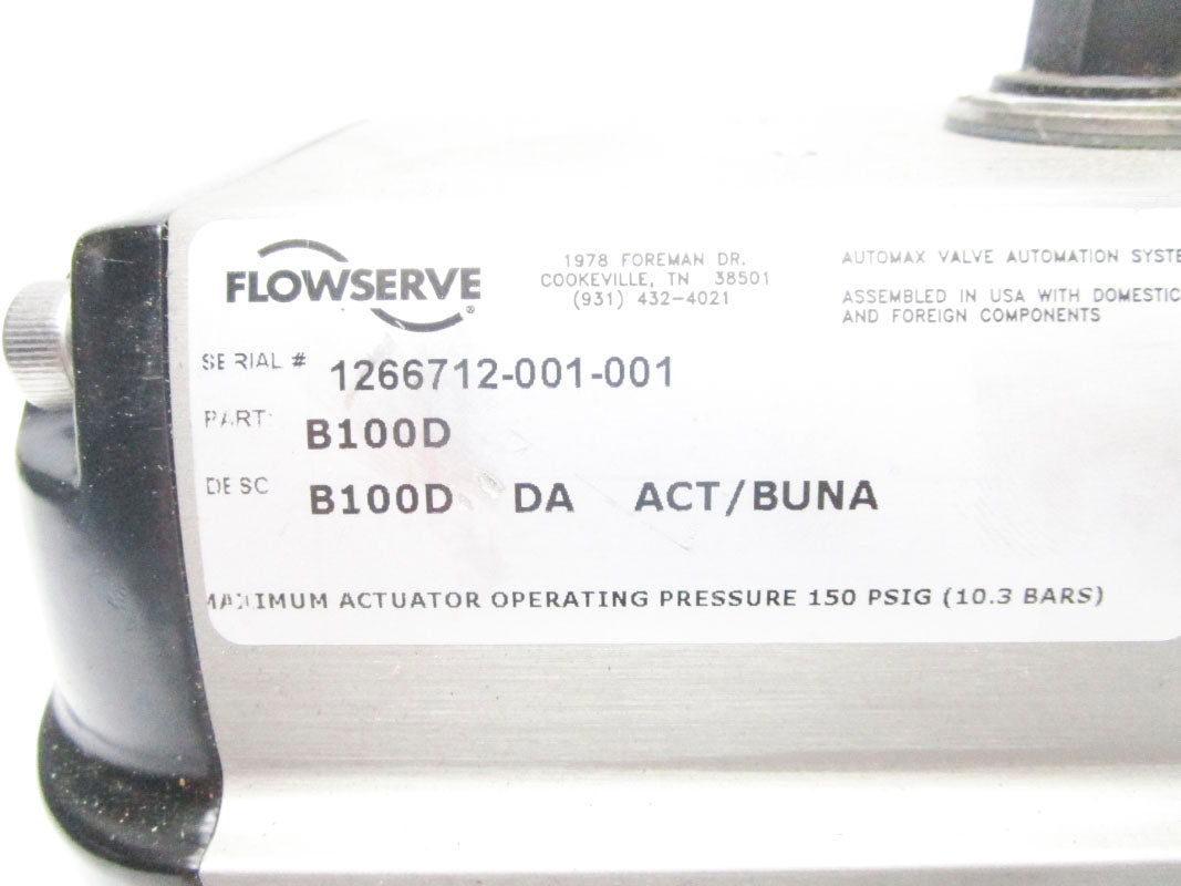 FLOWSERVE B100DDAACT/BUNA B100D NSNP