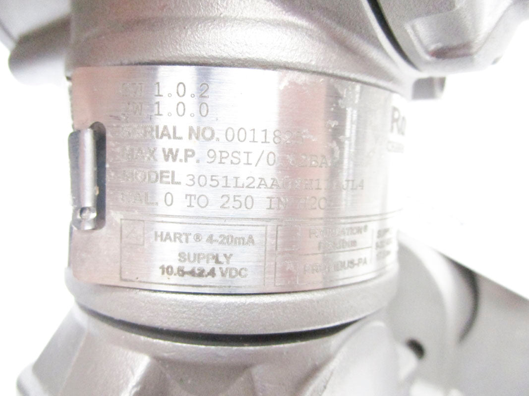 ROSEMOUNT 3051L2AA0FH11AJL4 10.5-42.4VDC 9PSI REMAN