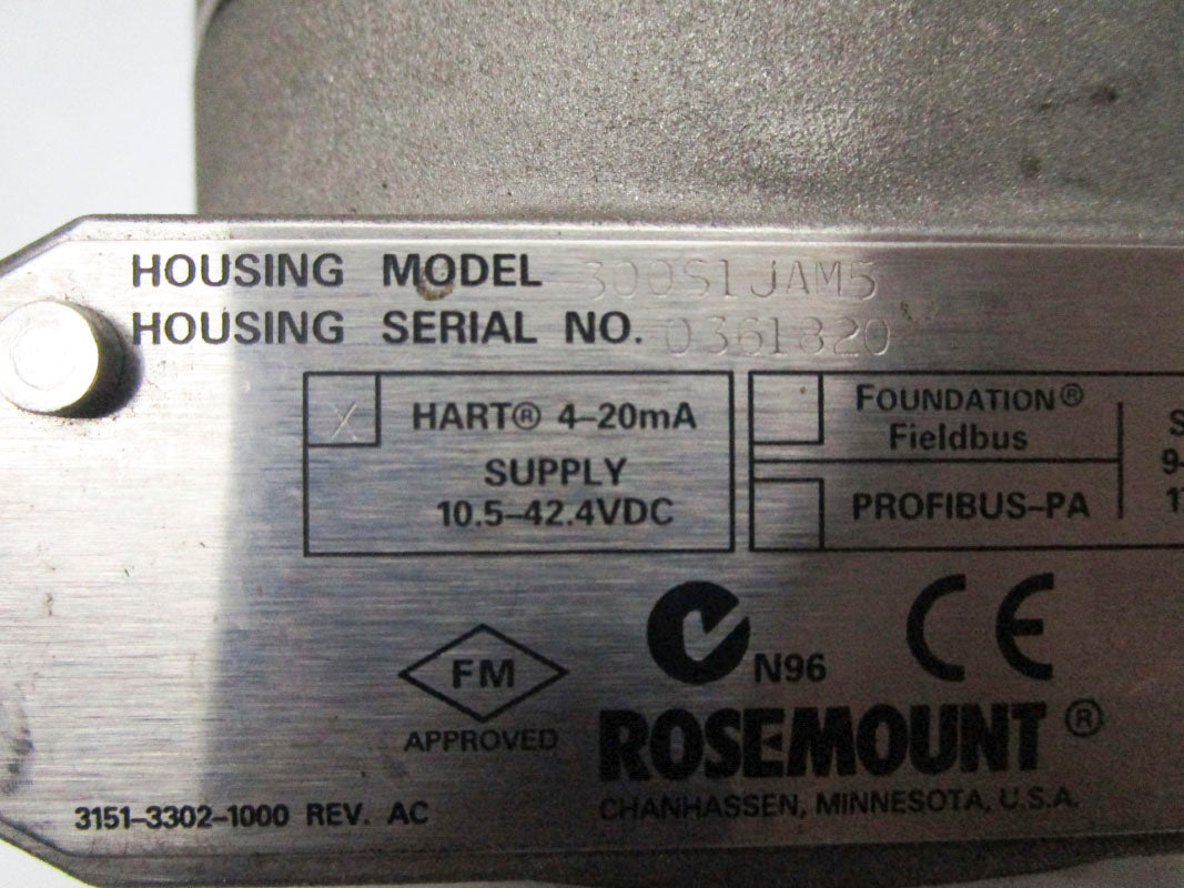 ROSEMOUNT 3051S2CG2A2B11A1JM5 10.5-42.4VDC 9PSI UNMP