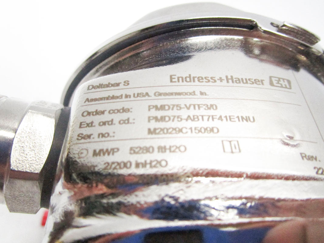 ENDRESS+HAUSER PMD75-VTF3/0 PMD75-ABT7F41E1NU NSNP