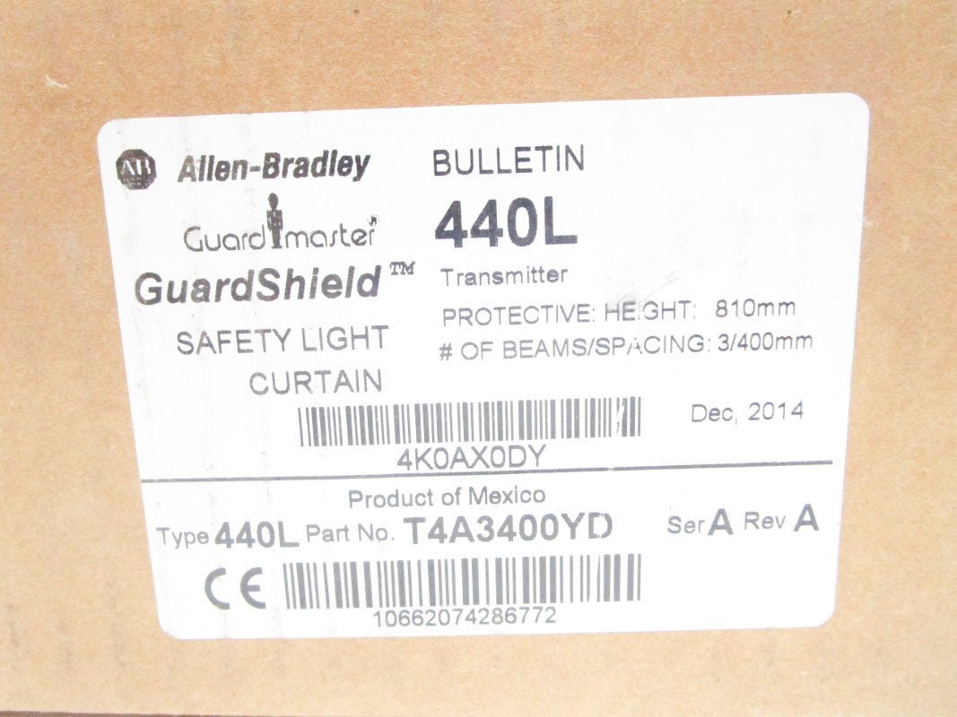 ALLEN BRADLEY 440L-T4A3400YD SER. A NSMP