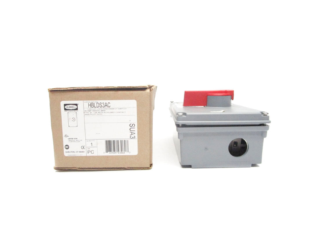 HUBBELL HBLDS3AC 600VAC 30A UNMP