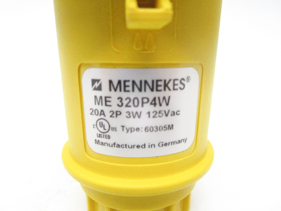 MENNEKES ME320P4W 125VAC 20A NSMP