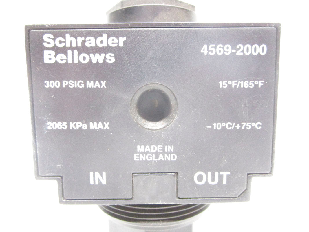 SCHRADER BELLOWS 4569-2000 300PSI 15/165'F UNMP